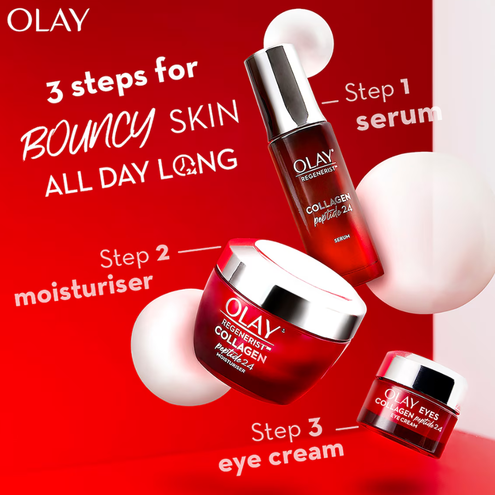 Olay Regenerist Collagen Peptide 24 Moisturiser & Serum Set