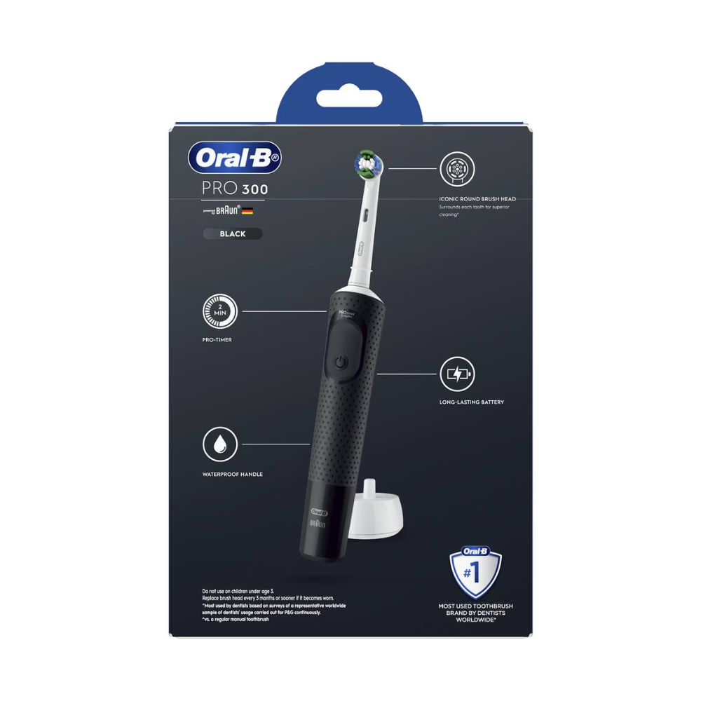 Oral-B Pro 300 Electric Toothbrush - Black