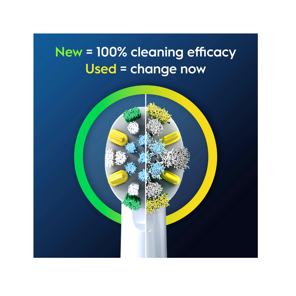 Oral-B Vitality Plus Power Floss Action Electric Toothbrush Head Refill 3 Pack