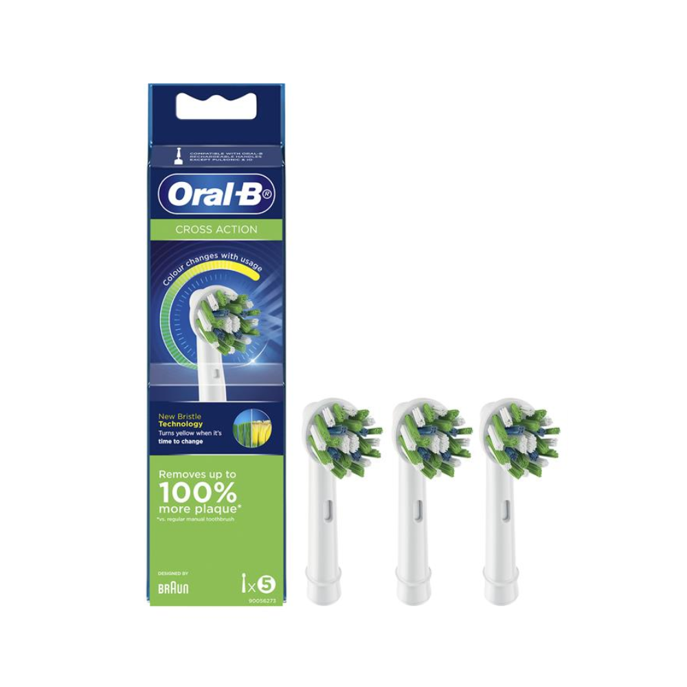 2 x Oral-B Cross Action Electric Toothbrush Head Refill 3 Pack