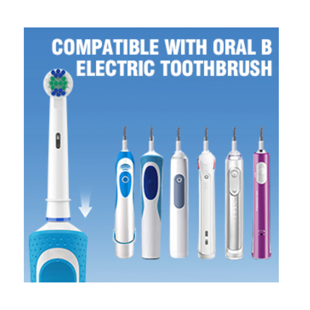 2 x Oral-B Cross Action Electric Toothbrush Head Refill 3 Pack