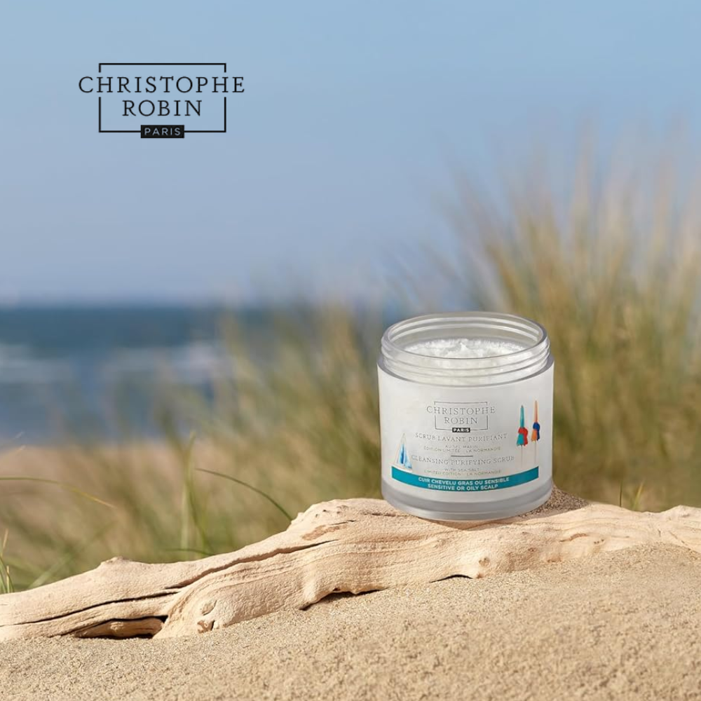 Christophe Robin Cleansing Purifying Scrub with Sea Salt 250mL - Limited Edition La Normandie