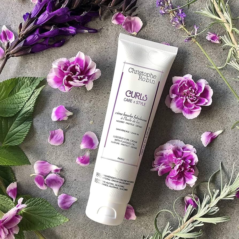 Christophe Robin Curls Care x Style Luscious Curl Cream with Flaxseed Oil 150mL