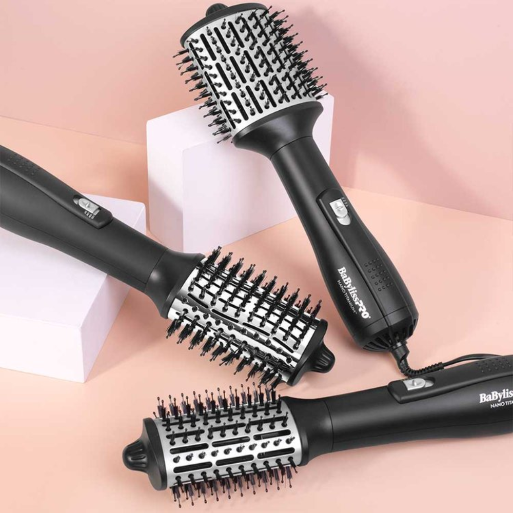 BaBylissPRO Nano Titanium Hot Air Styling Brush Oval 72mm