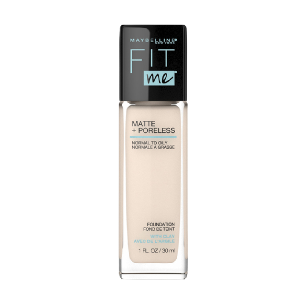 2 x Maybelline Fit Me Matte & Poreless Mattifying Liquid Foundation 30mL - 105 Fair Ivory