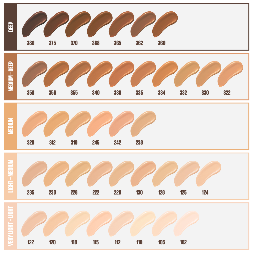 2 x Maybelline Fit Me Matte & Poreless Mattifying Liquid Foundation 30mL - 105 Fair Ivory