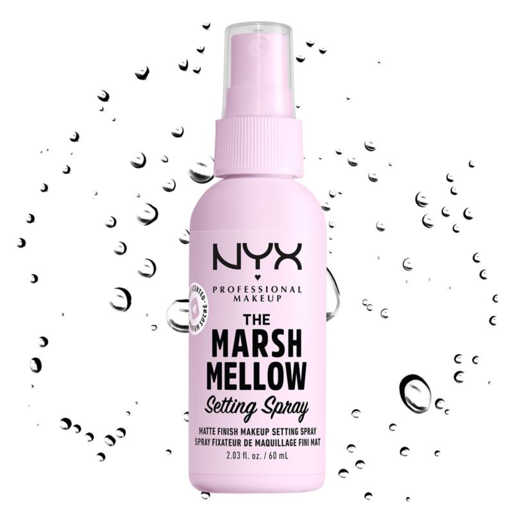 3 x NYX Professional Makeup The Marshmellow Setting Spray Matte Finish 18mL