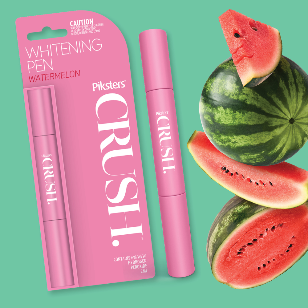 6 x Piksters Crush Whitening Pen 2mL - Watermelon