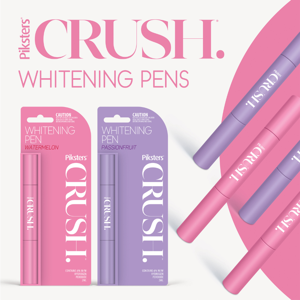 6 x Piksters Crush Whitening Pen 2mL - Watermelon
