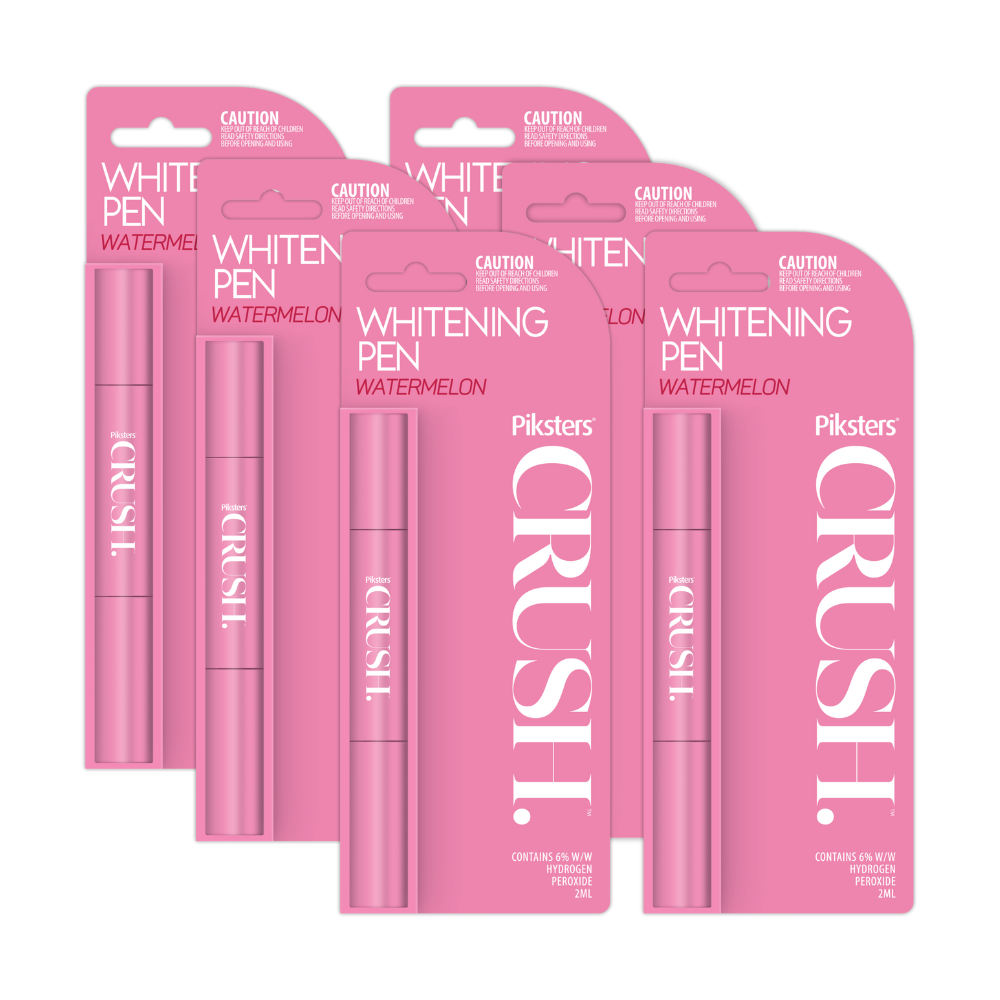 6 x Piksters Crush Whitening Pen 2mL - Watermelon
