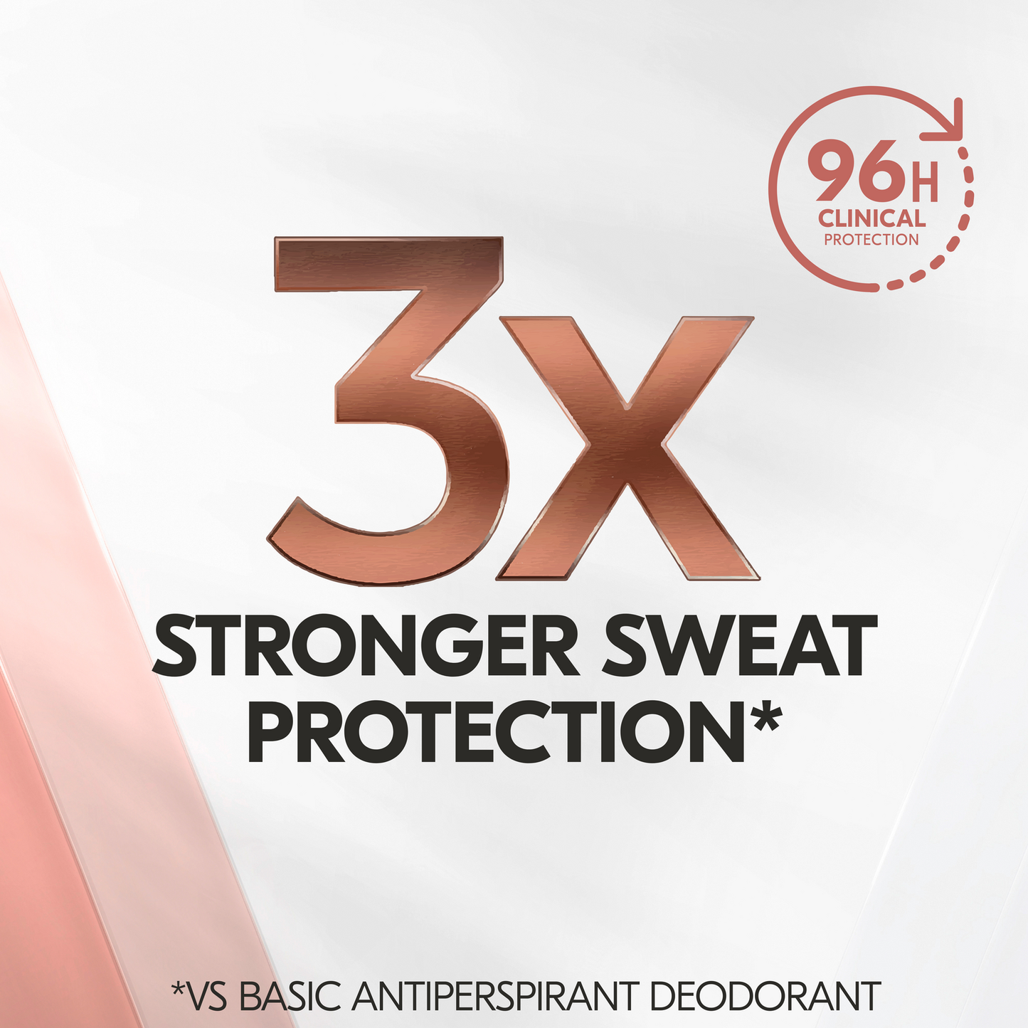 6 x Rexona Clinical Protection 96H Shower Clean Antiperspirant Spray Deodorant 180mL