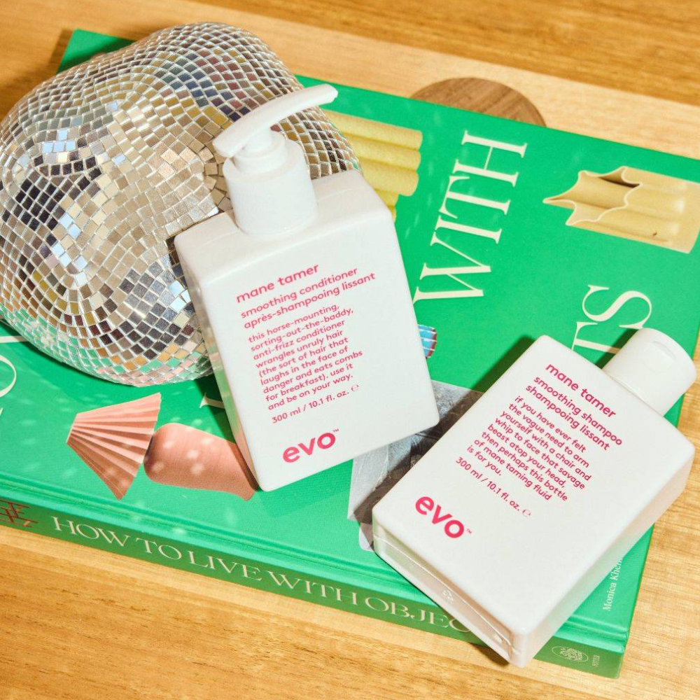 Evo Mane Tamer Smoothing Shampoo & Conditioner 300mL Duo