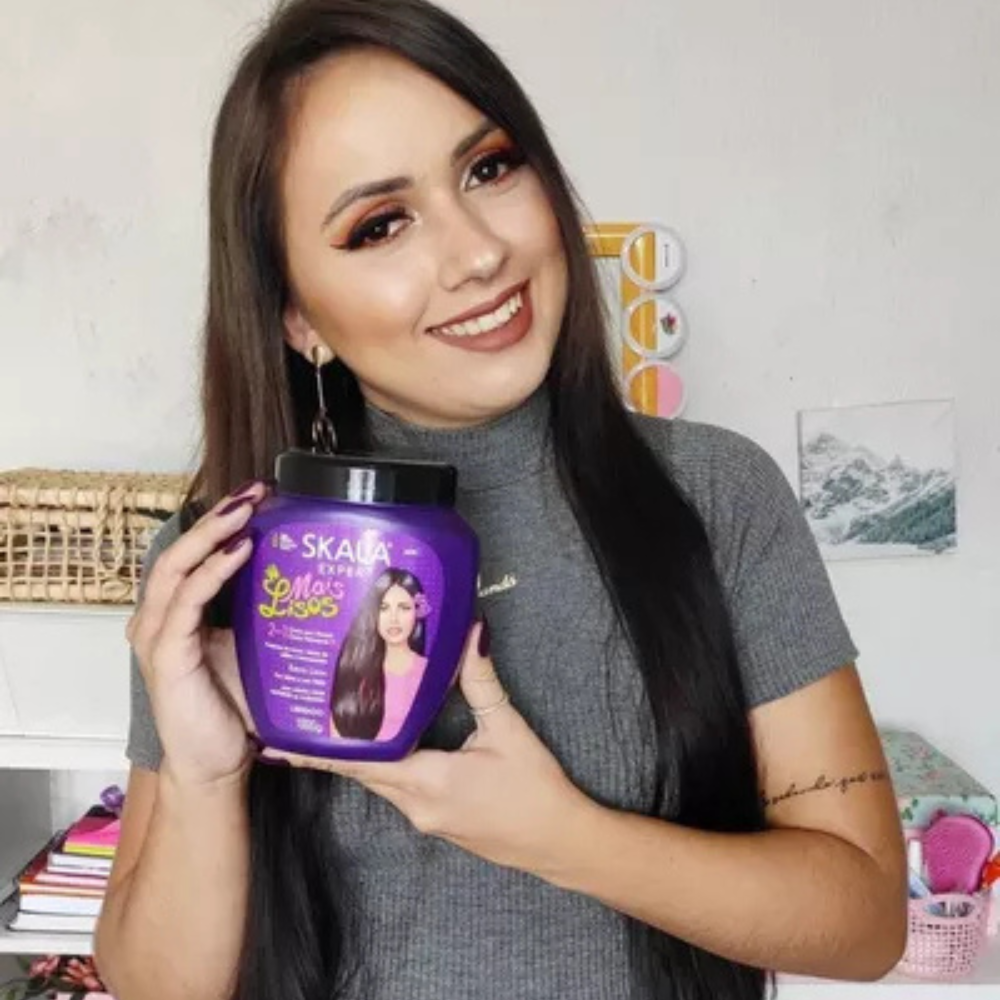 Skala Brasil Mais Lisos 2-in-1 Hair Treatment Conditioning Cream for Straight Hair 1000g