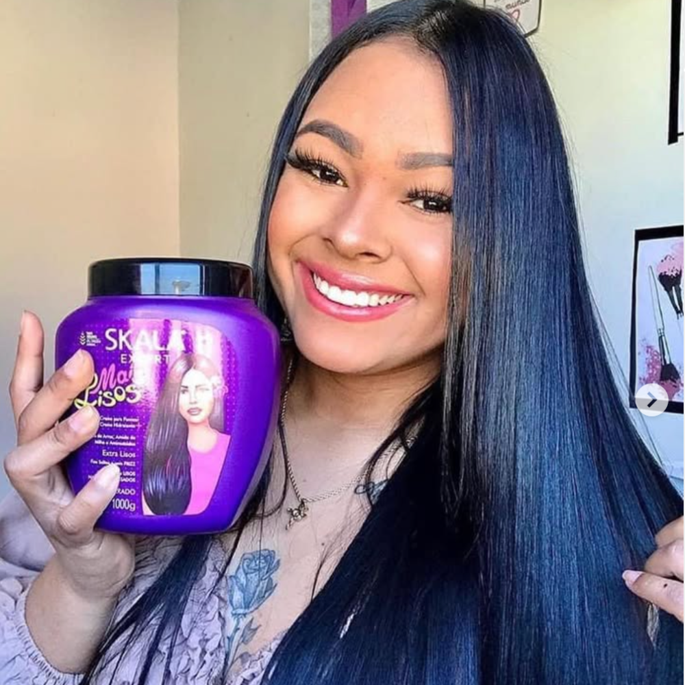 Skala Brasil Mais Lisos 2-in-1 Hair Treatment Conditioning Cream for Straight Hair 1000g
