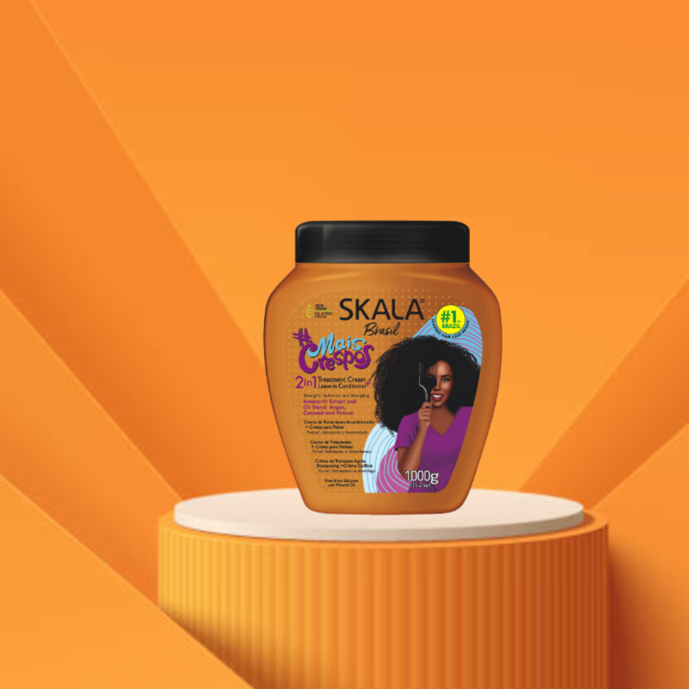 Skala Brasil Mais Crespos Super Curly 2-in-1 Hair Treatment Conditioning Cream 1000g