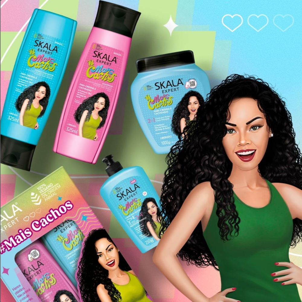 Skala Brasil Mais Cachos Perfect Curls Shampoo & Conditioner Kit 325mL