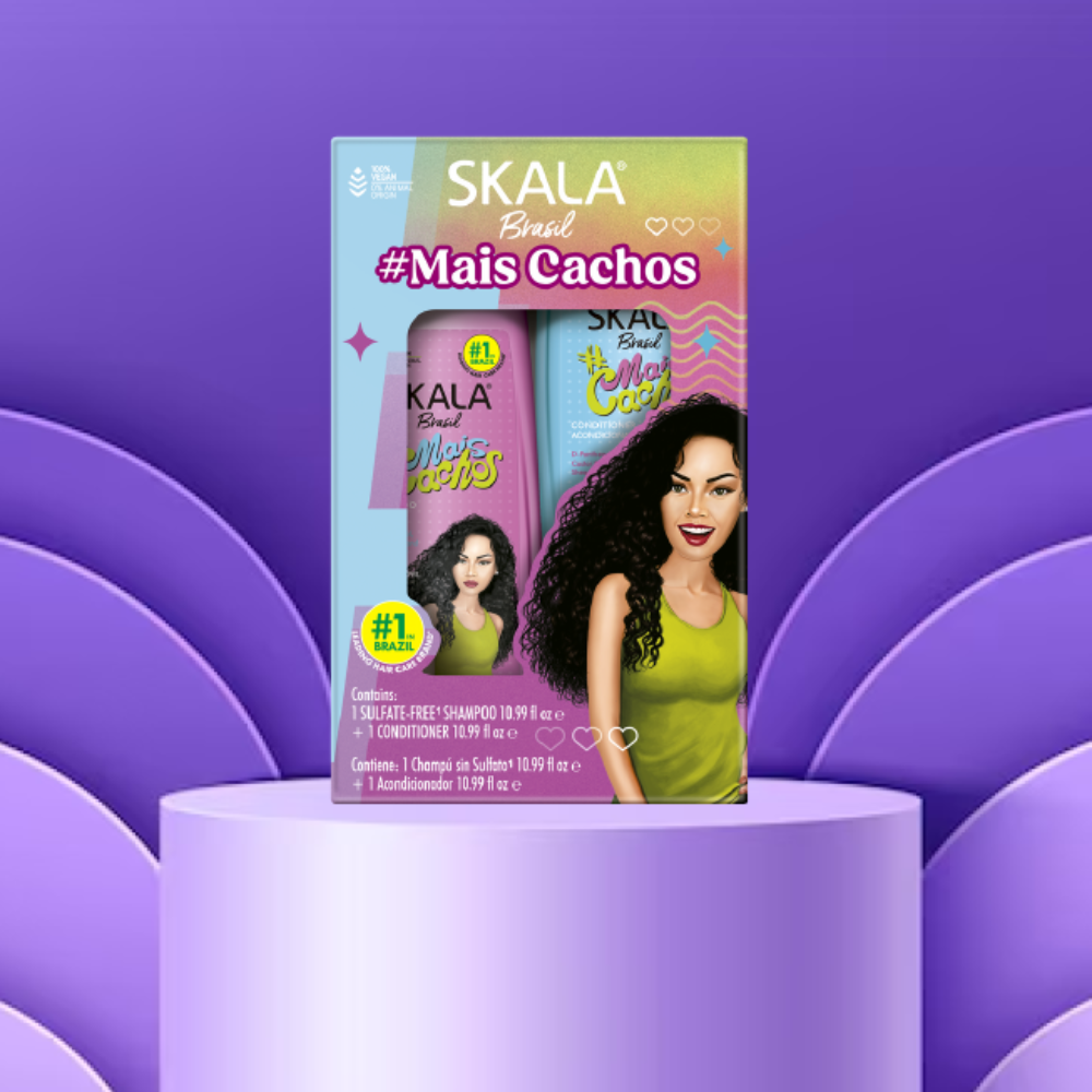 Skala Brasil Mais Cachos Perfect Curls Shampoo & Conditioner Kit 325mL
