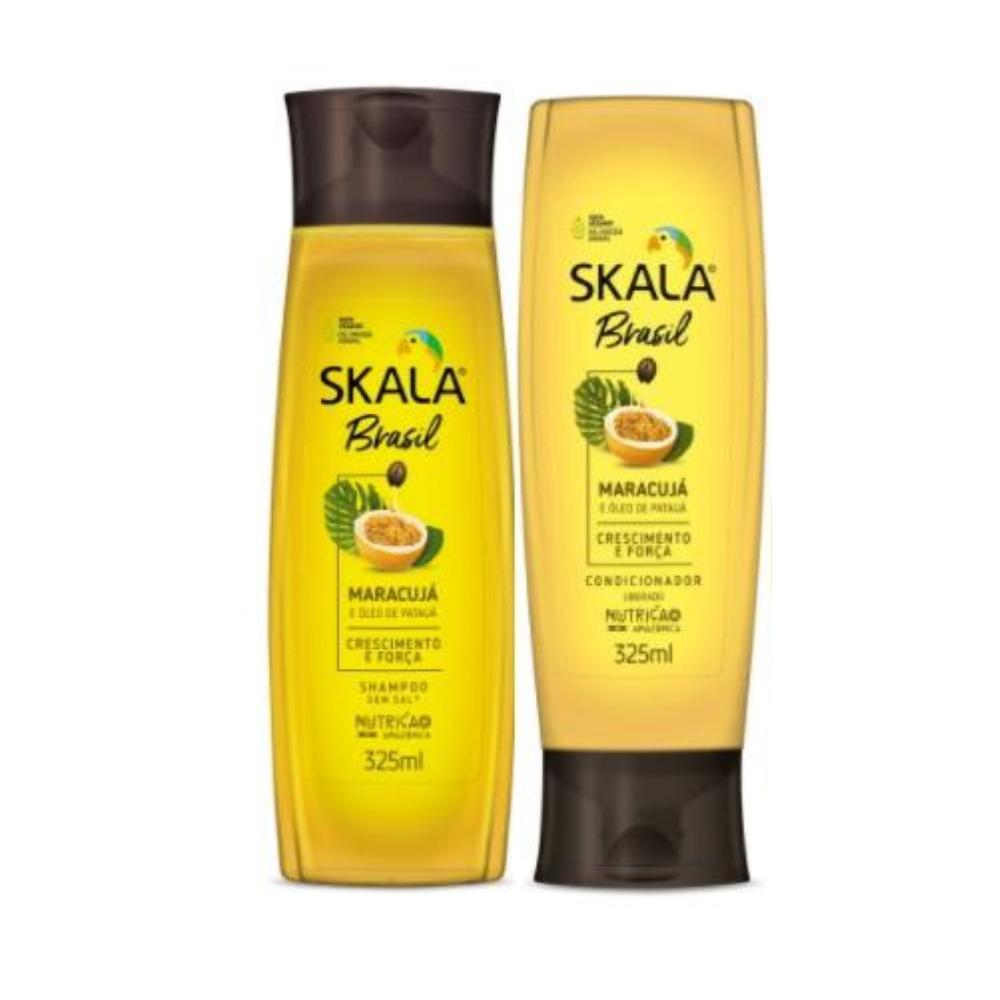 Skala Brasil Maracuja & Palaua Oil Shampoo & Conditioner Kit 325mL