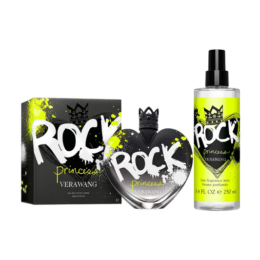 Vera Wang Rock Princess Body Mist 250mL & Eau De Toilette 50mL Set