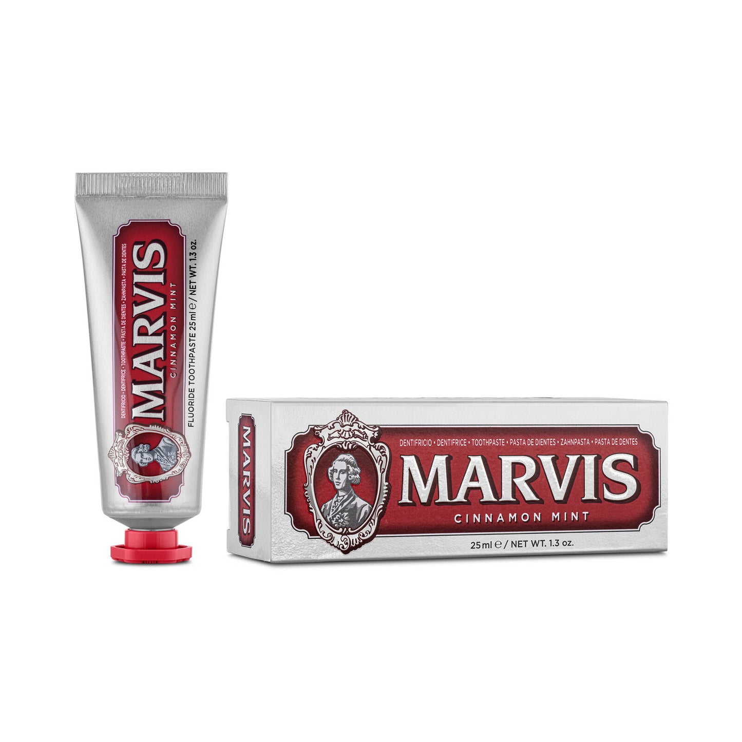 Marvis Toothpaste Seven Flavour Black Box Gift Set 7x25mL