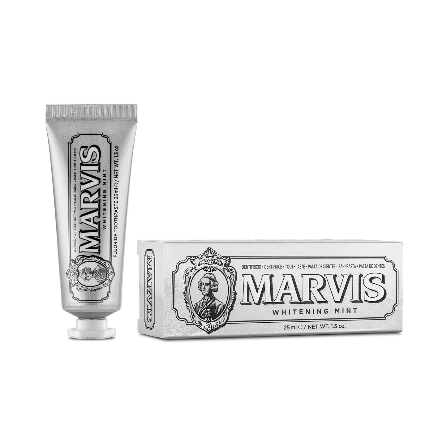 Marvis Toothpaste Seven Flavour Black Box Gift Set 7x25mL