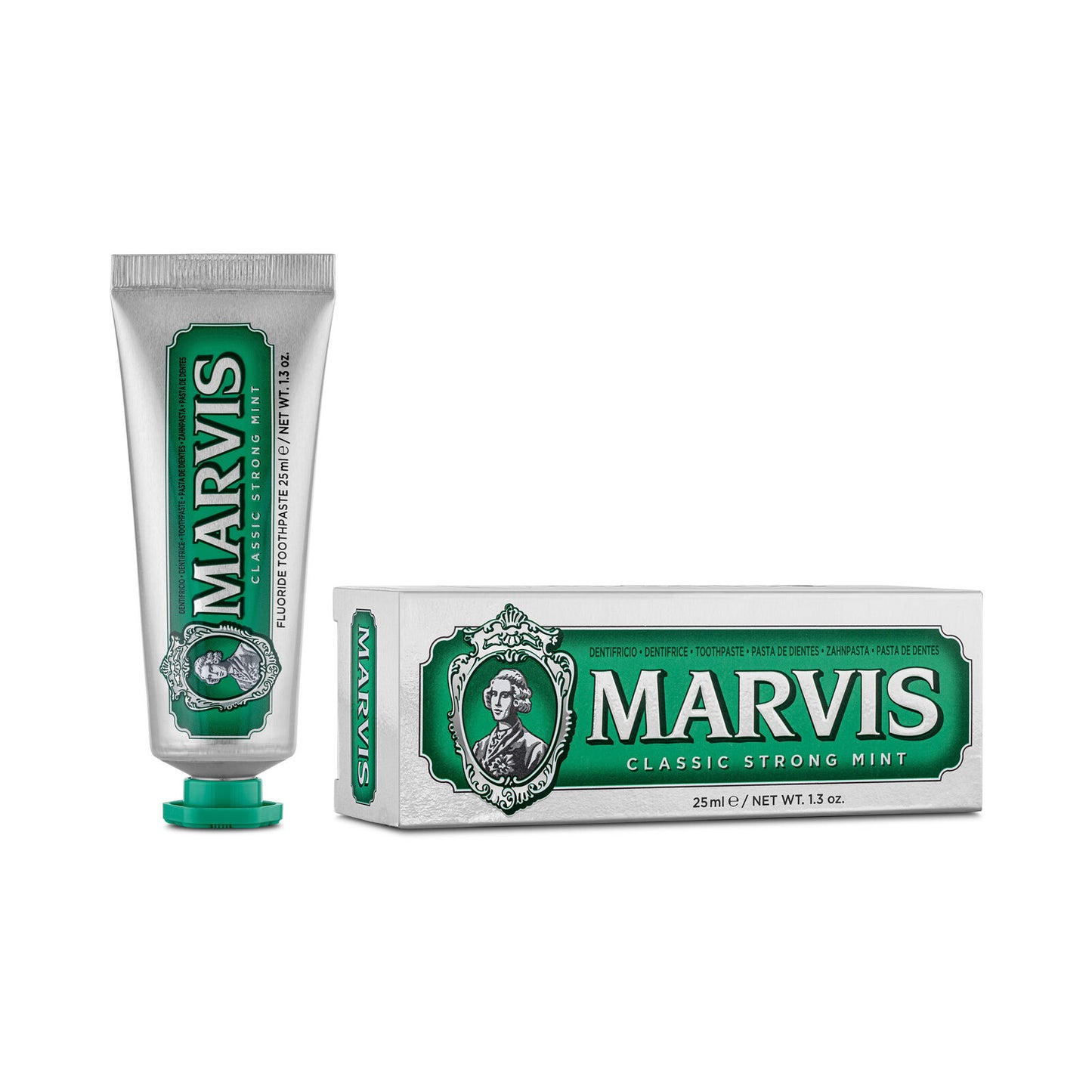 Marvis Toothpaste Seven Flavour Black Box Gift Set 7x25mL