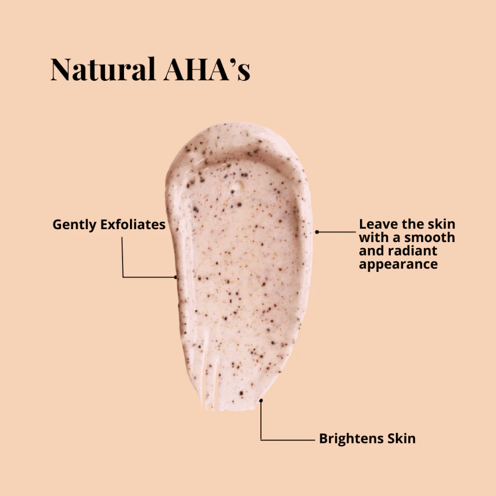 3 x Frula Skin Vitamin C Brightening Face Exfoliator with AHAs & Jojoba Oil 100mL