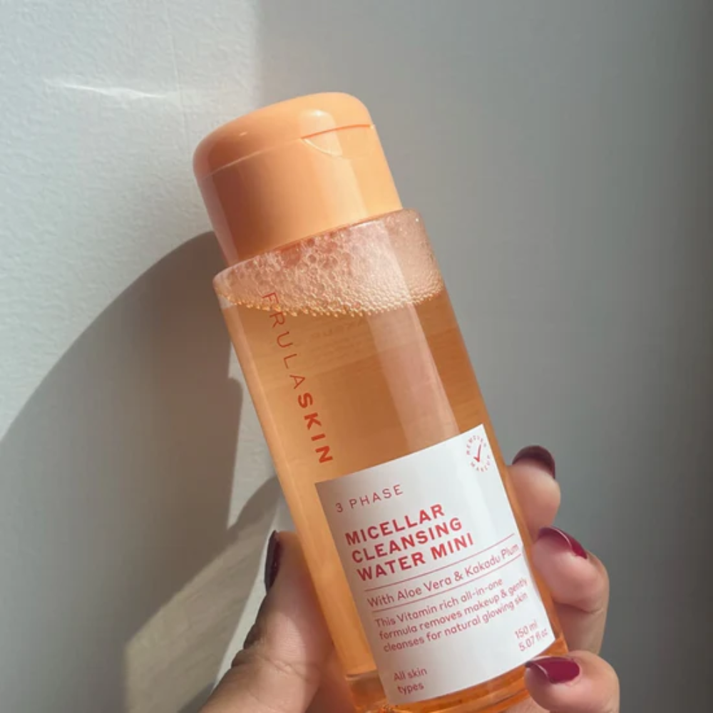 6 x Frula Skin 3 Phase Micellar Cleansing Water Mini with Aloe Vera And Kakadu Plum 150mL