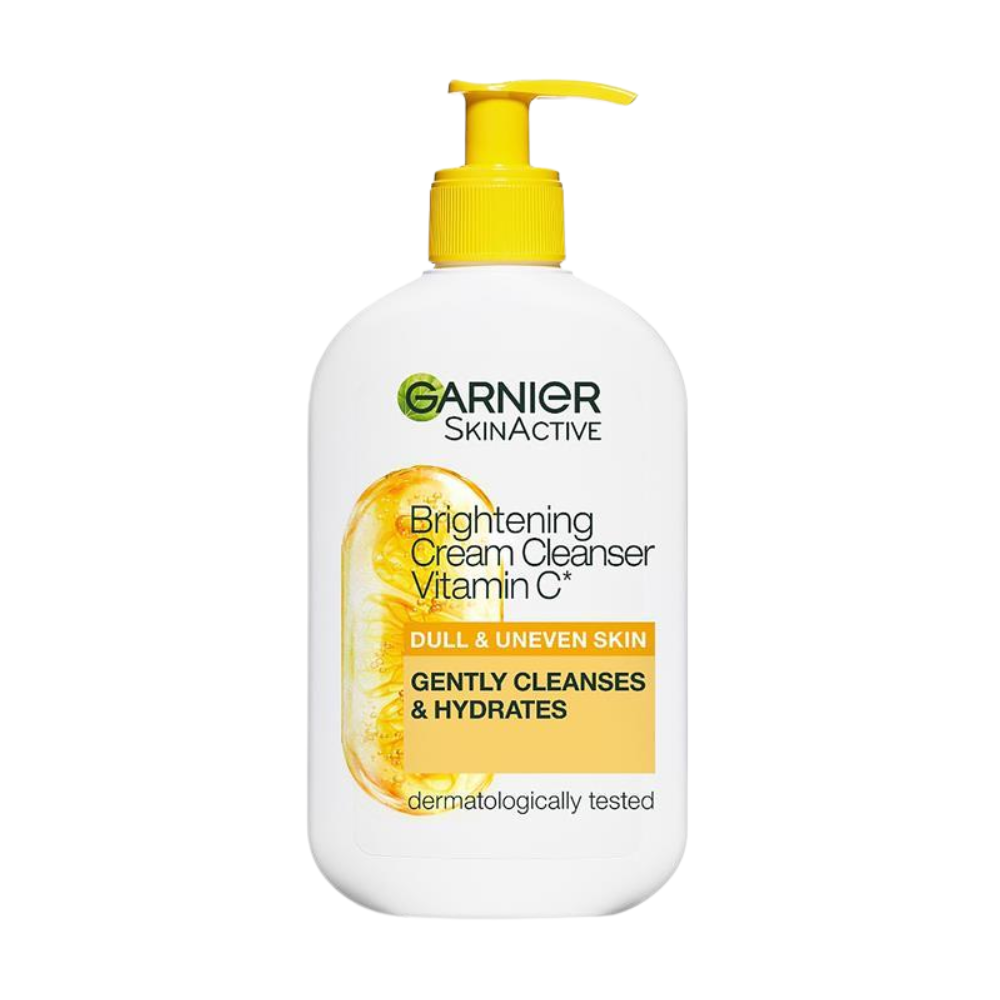 3 x Garnier SkinActive Brightening Vitamin C Cream Cleanser 250mL