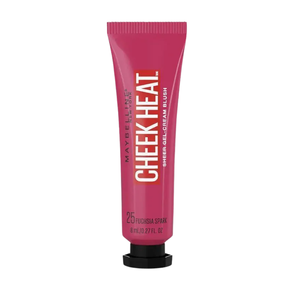 3 x Maybelline Cheek Heat Blush 8mL - 25 Fuchsia Spark