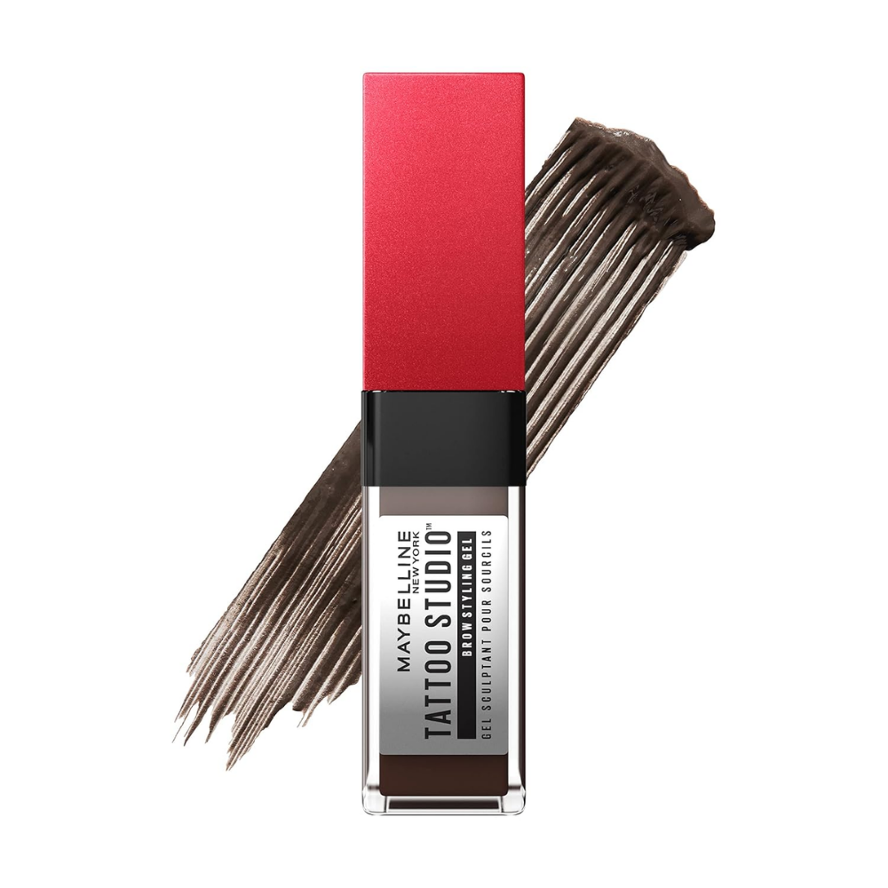 2 x Maybelline Tattoo Brow 36hr Styling Gel 6mL - 260 Deep Brown
