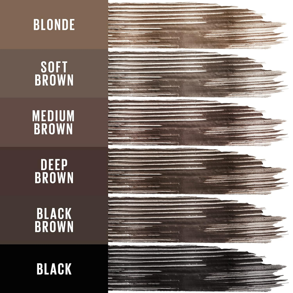 2 x Maybelline Tattoo Brow 36hr Styling Gel 6mL - 260 Deep Brown