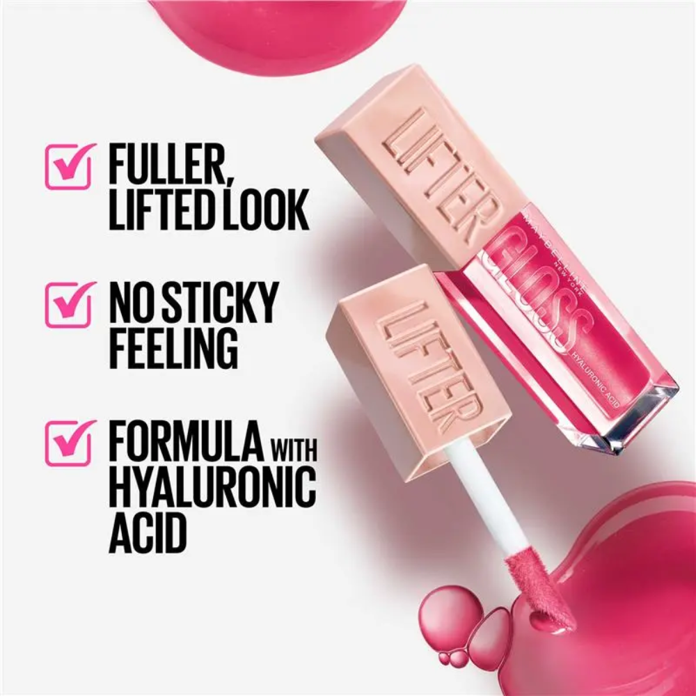 3 x Maybelline Lifter Gloss Hydrating Lip Gloss 5.4mL - 22 Peach Ring