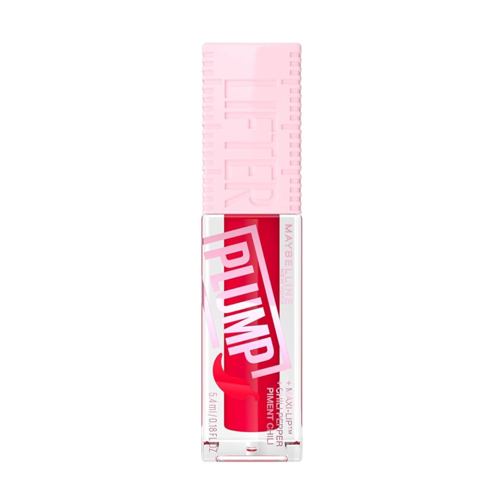 3 x Maybelline Lifter Plump Gloss Plumping Lip Gloss 5.4mL - 004 Red Flag