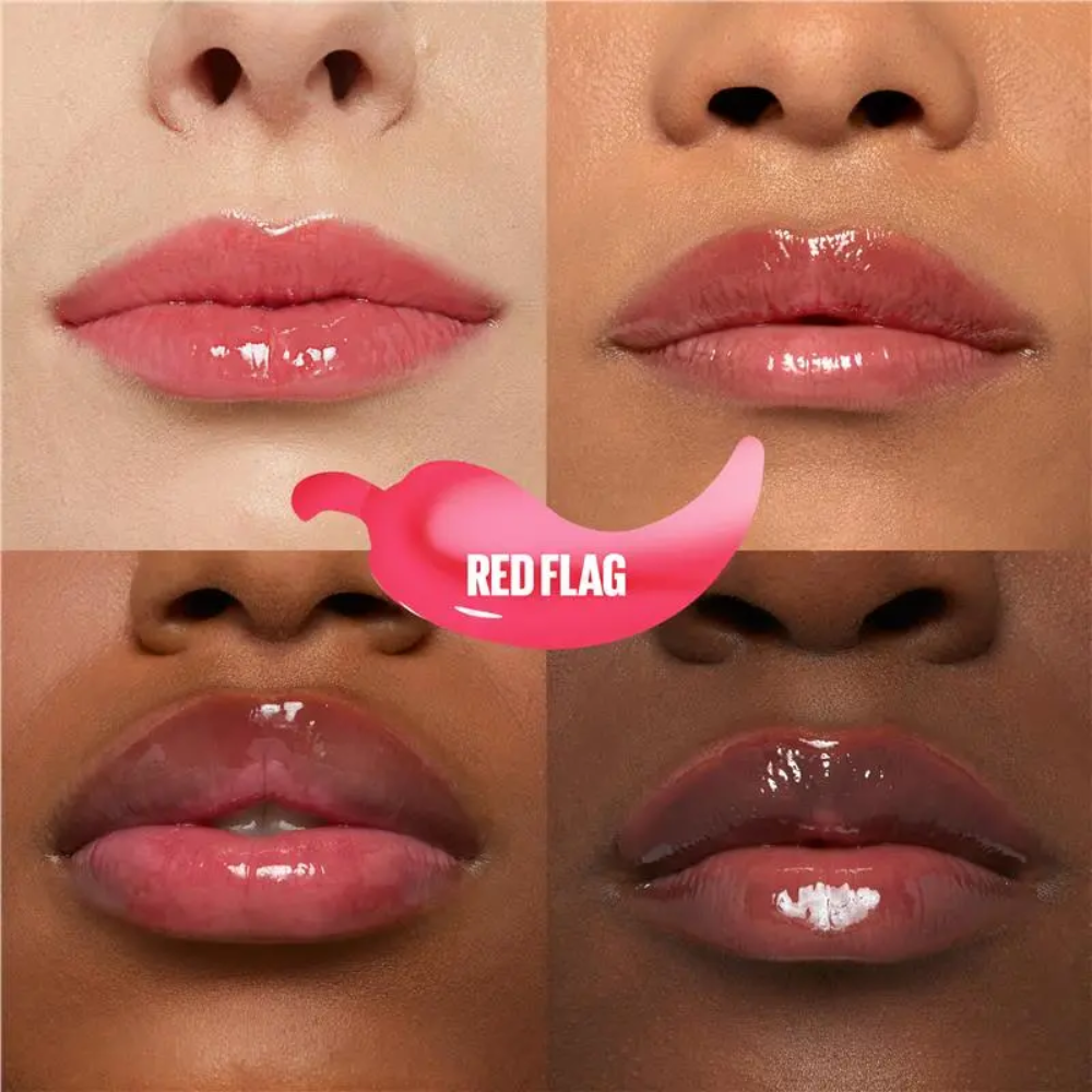 3 x Maybelline Lifter Plump Gloss Plumping Lip Gloss 5.4mL - 004 Red Flag