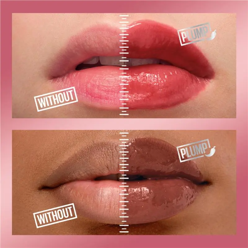 3 x Maybelline Lifter Plump Gloss Plumping Lip Gloss 5.4mL - 004 Red Flag