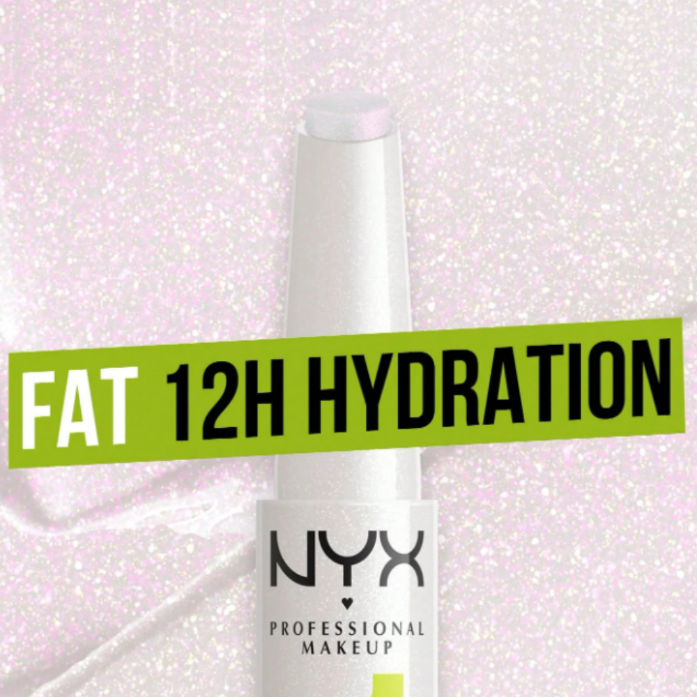 3 x NYX Professional Makeup Fat Oil Slick Click Shiny Lip Balm 2g - 01 Main Character