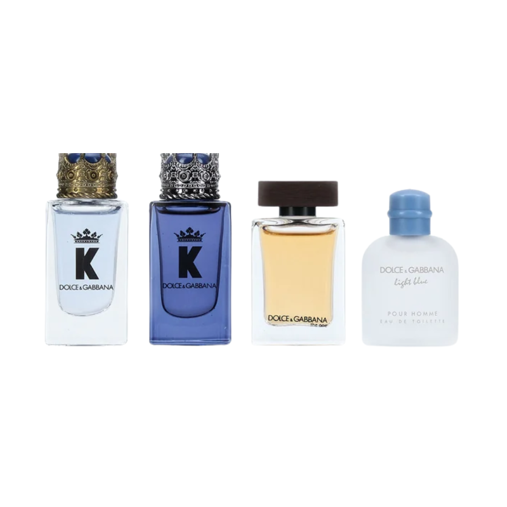 Dolce & Gabbana Men's 4 Piece Mini Fragrance Gift Set