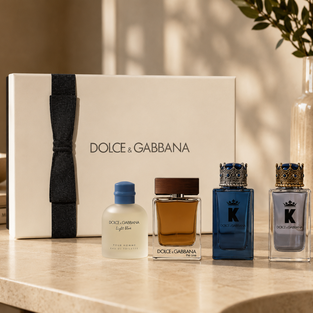 Dolce & Gabbana Men's 4 Piece Mini Fragrance Gift Set