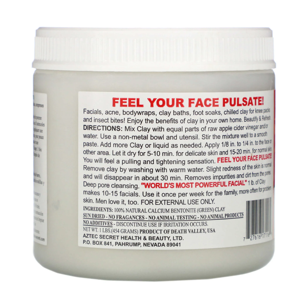 2 x Aztec Secret Natural Indian Healing Clay 454g