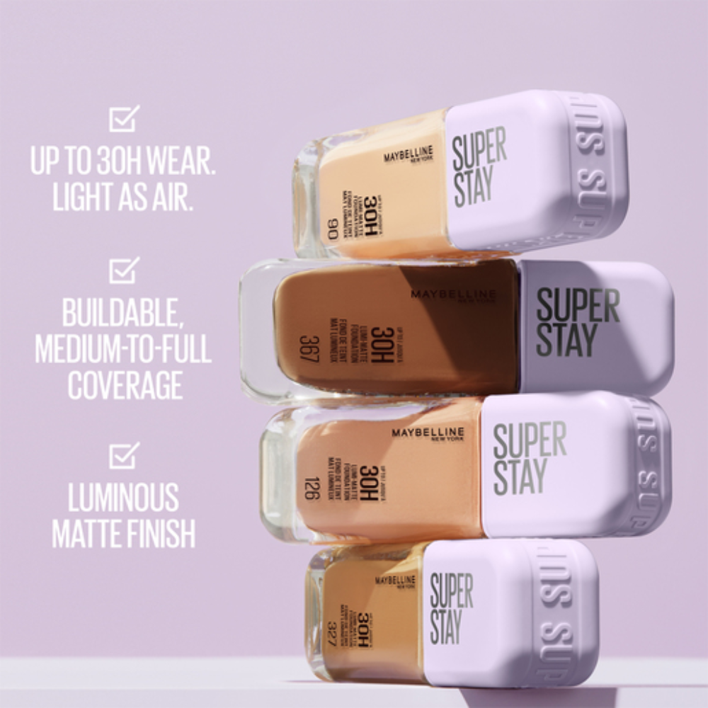 3 x Maybelline SuperStay Lumi-Matte Foundation 35mL - 248