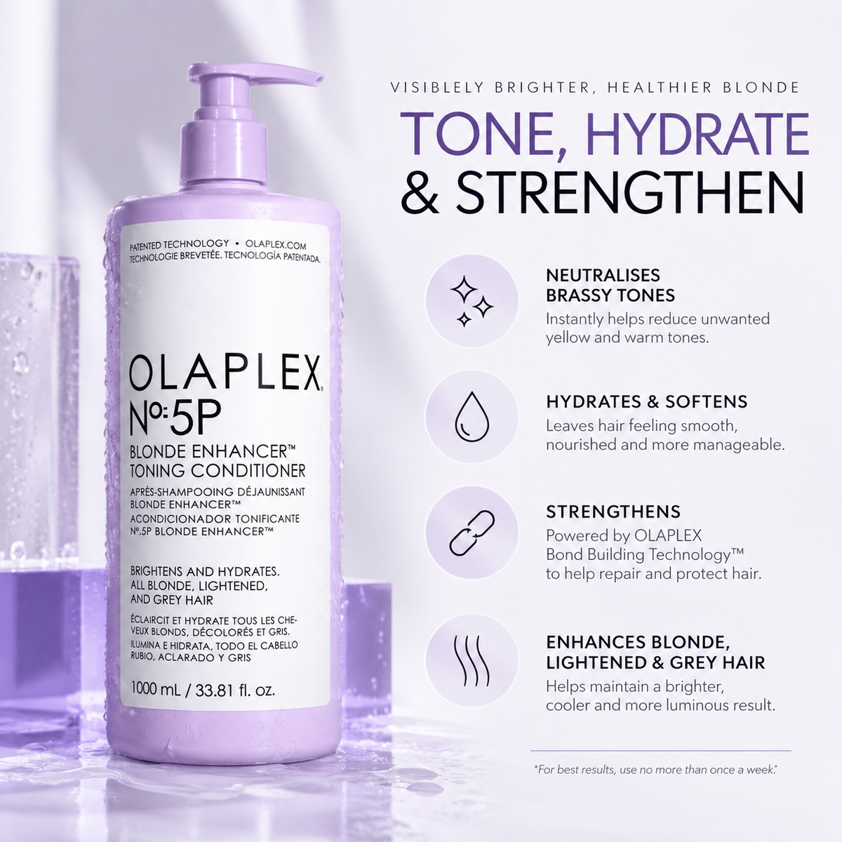 Olaplex No.5P Blonde Enhancer Toning Conditioner 1000mL