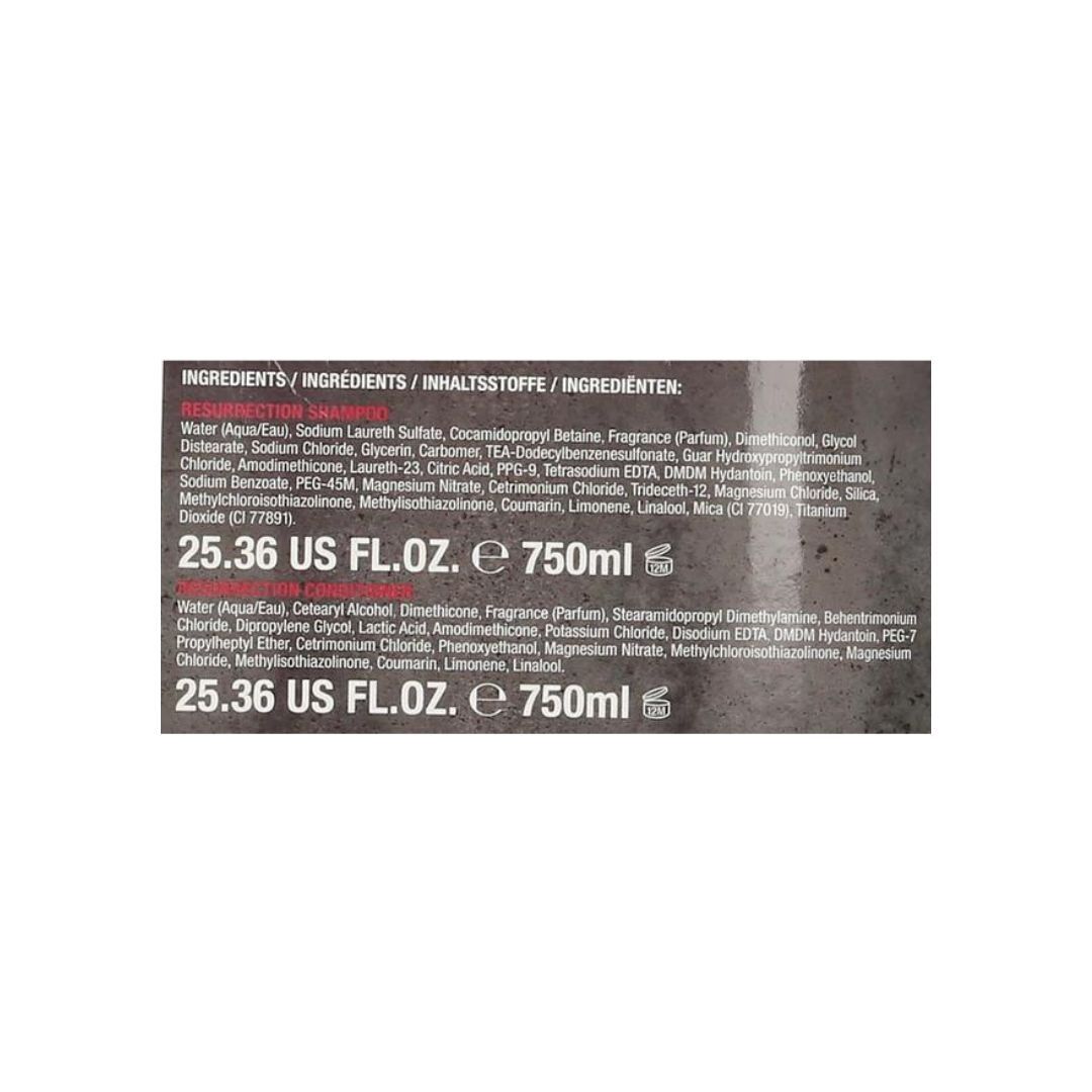 TIGI Bed Head Urban Antidotes Level 3 Resurrection Shampoo & Conditioner 750mL Duo