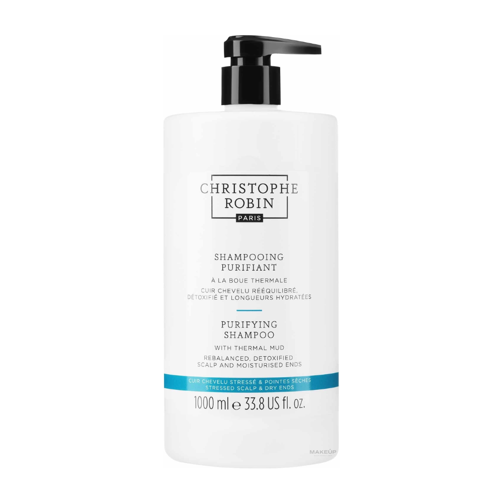 Christophe Robin Purifying Shampoo and Conditioner Gelee 1000mL Duo