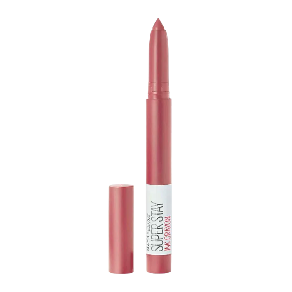 2 x Maybelline SuperStay Ink Crayon Lipstick 1.2g - 15 Lead The Way