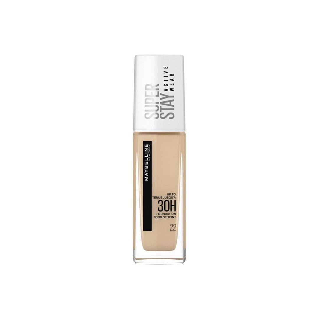 3 x Maybelline SuperStay Active Wear 30HR Longwear Foundation 30mL - 22 Light Bisque