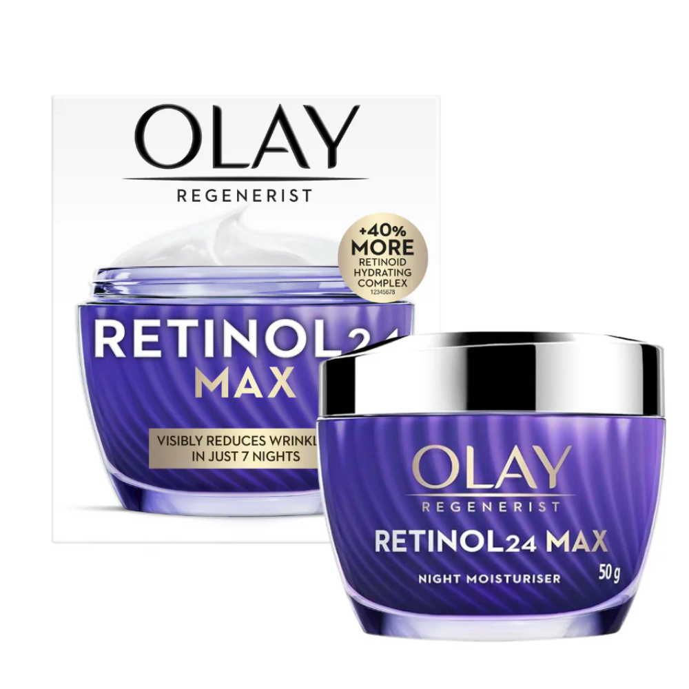 Olay Regenerist Retinol24 Max Anti Aging Night Moisturiser & Serum Set