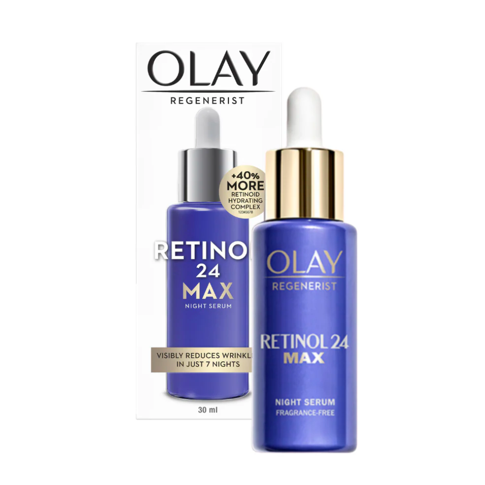 Olay Regenerist Retinol24 Max Anti Aging Night Moisturiser & Serum Set