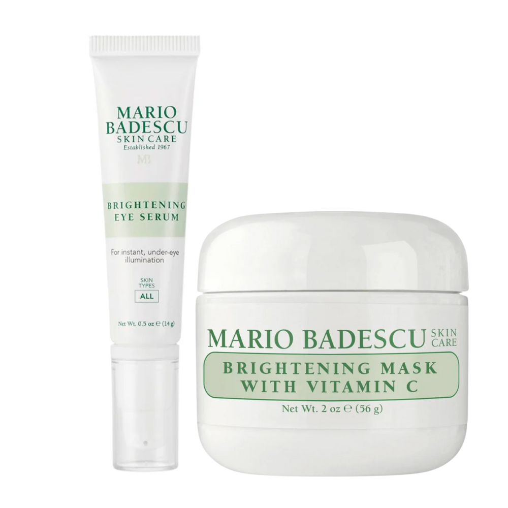 Mario Badescu Brightening Eye Serum & Vitmain C Mask Duo