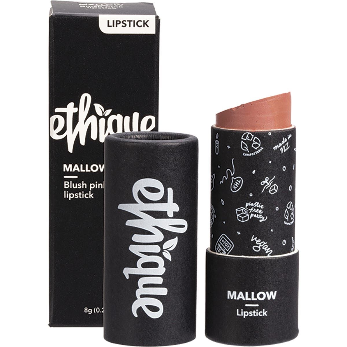 2 x ETHIQUE Lipstick 8g - Mallow Blush Pink